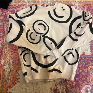 Wild Fable Smiley Face Crewneck